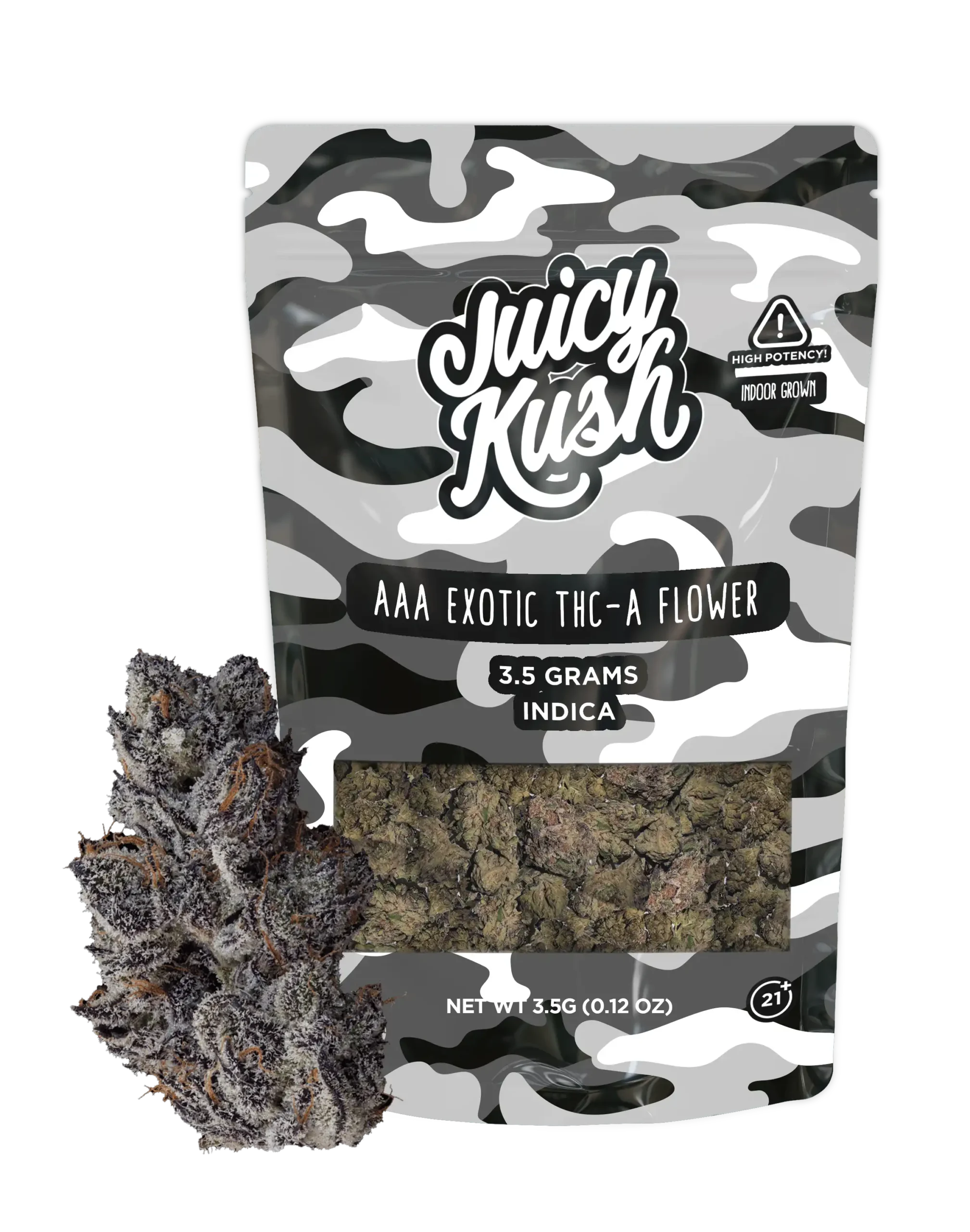 JUICY KUSH AAA EXOTIC THCA FLOWER | 3.5G