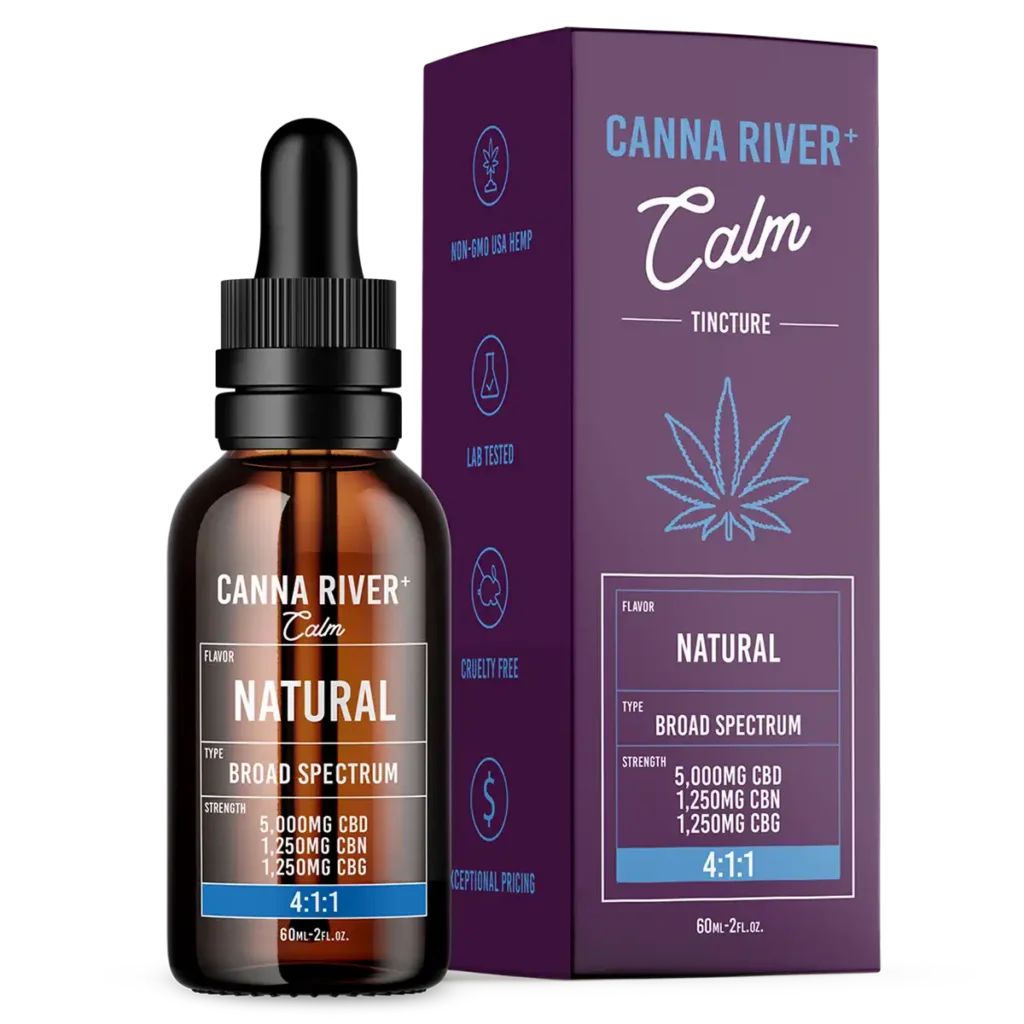 CANNA RIVER BROAD SPECTRUM CALM TINCTURE | 7500MG