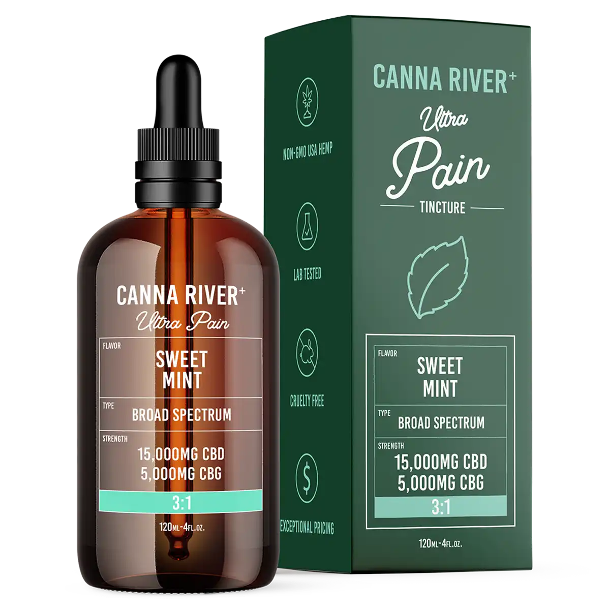 CANNA RIVER ULTRA PAIN RELIEF TINCTURE | 20,000MG