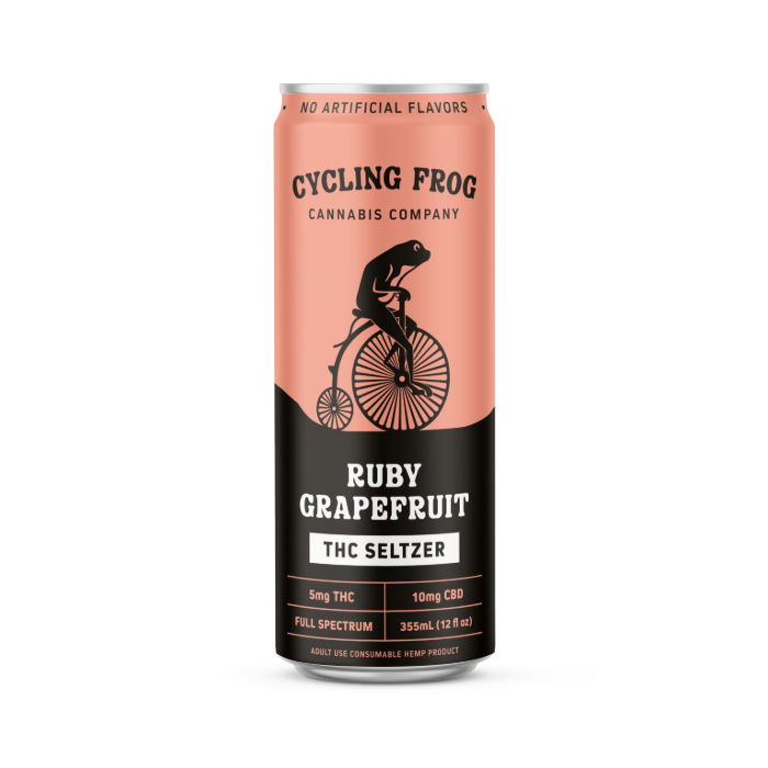 CYCLING FROG CBD+THC SELTZER | (15MG) 120Z