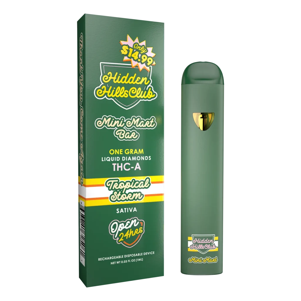 HIDDEN HILLS MINI MART THCA LIQUID DIAMONDS DISPOSABLE | 1G