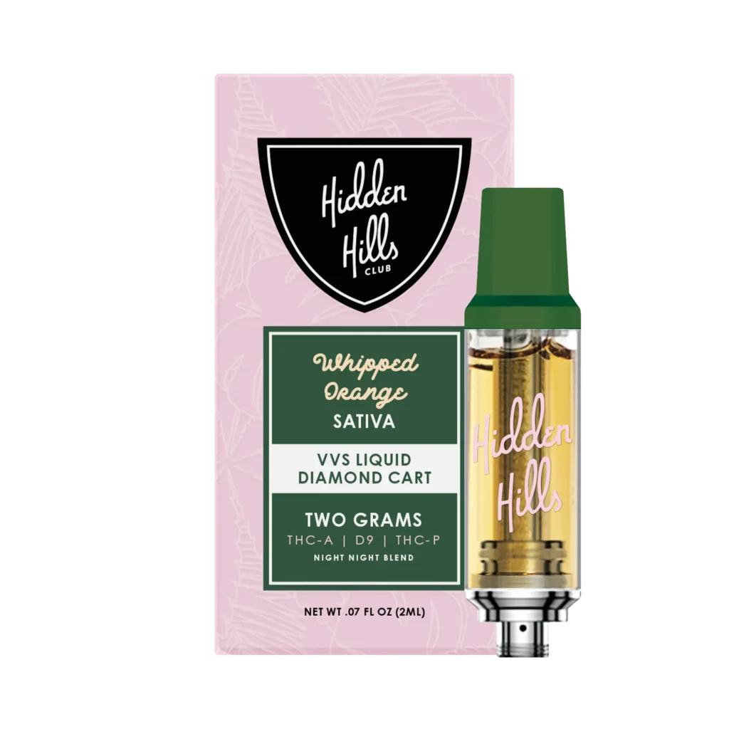 HIDDEN HILLS LIQUID VVS DIAMOND THCA CARTRIDGE | 2G