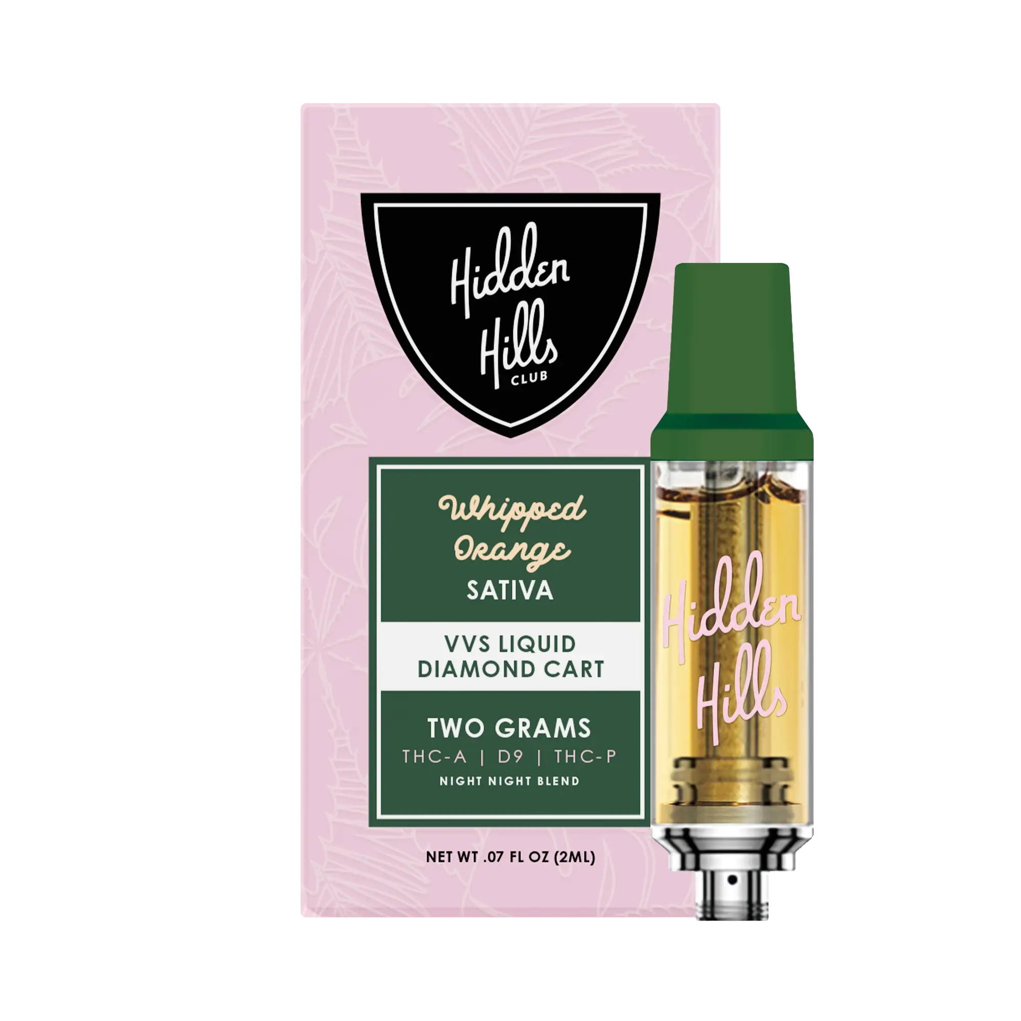 HIDDEN HILLS LIQUID VVS DIAMOND THCA CARTRIDGE | 2G