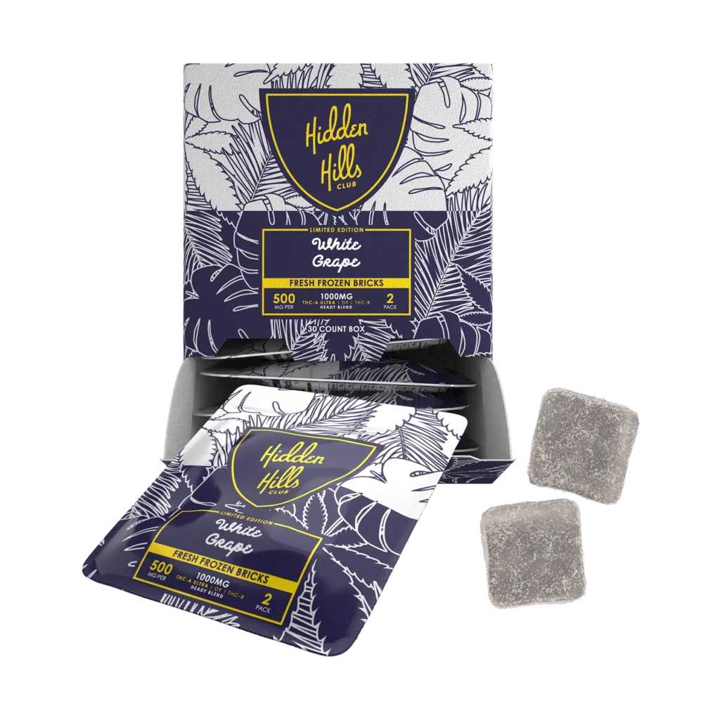 HIDDEN HILLS HEADY BLEND FRESH FROZEN GUMMIES | (2CT) 1000MG
