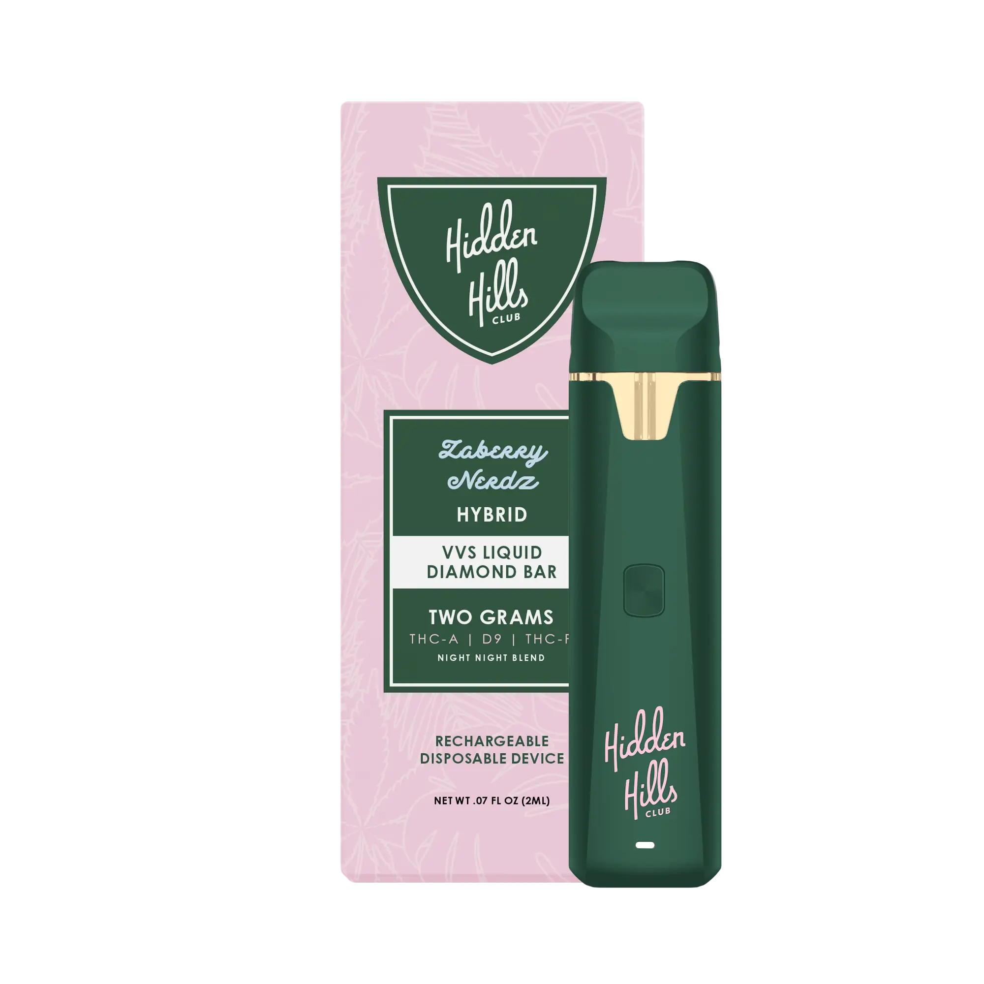 HIDDEN HILLS THCA VVS LIQUID DIAMOND DISPOSABLE | 2G