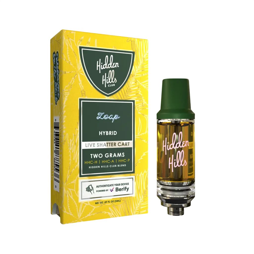 HIDDEN HILLS LIVE SHATTER CARTRIDGE | 2G