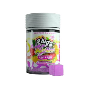 RAVE KRATOM BOOST GUMMIES | 500MG (10CT)