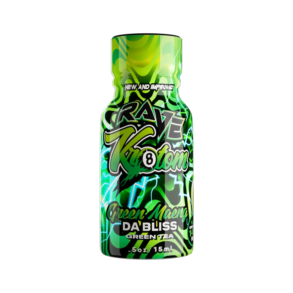 RAVE KRATOM GREEN MAENG DA BLISS SHOT | 15ML