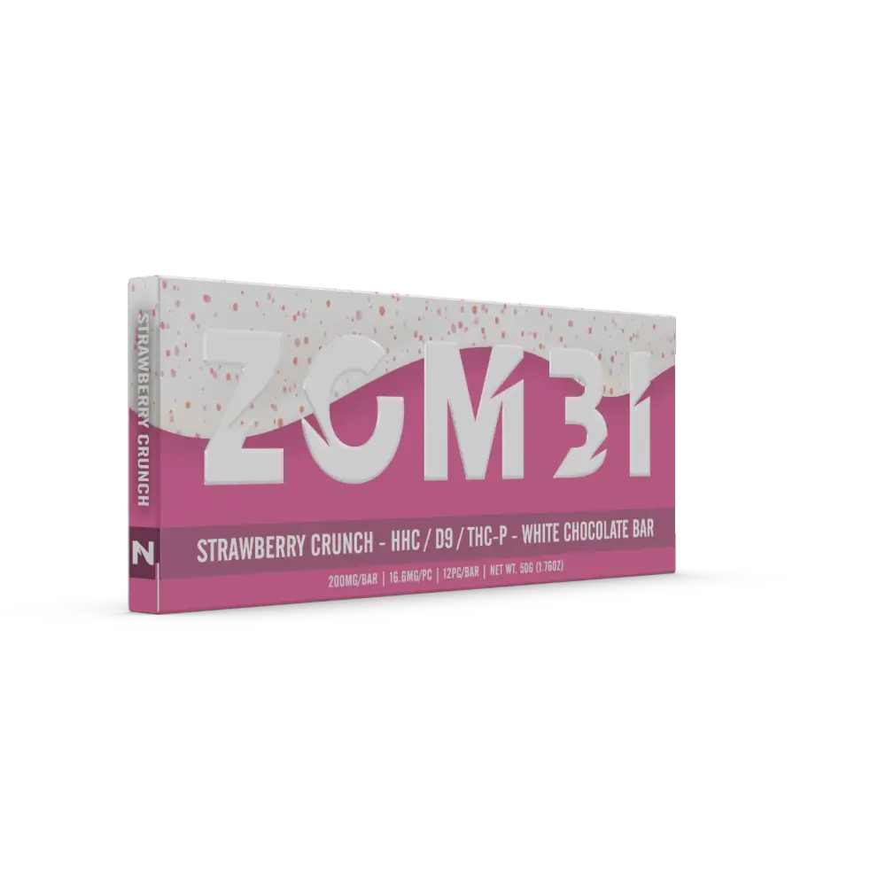 ZOMBI HHC + DELTA-9 +THC-P CHCOCOLATE BAR | 12CT