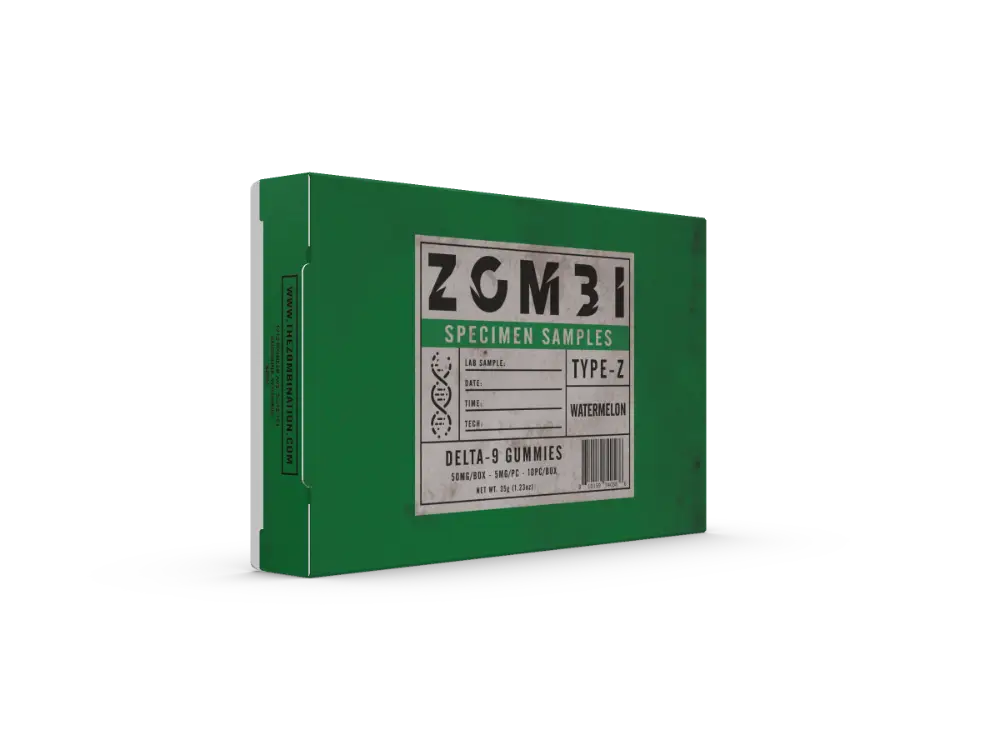 ZOMBI MN COMPLIANT DELTA-9 BLISTER PACK GUMMIES | 10CT (50MG)