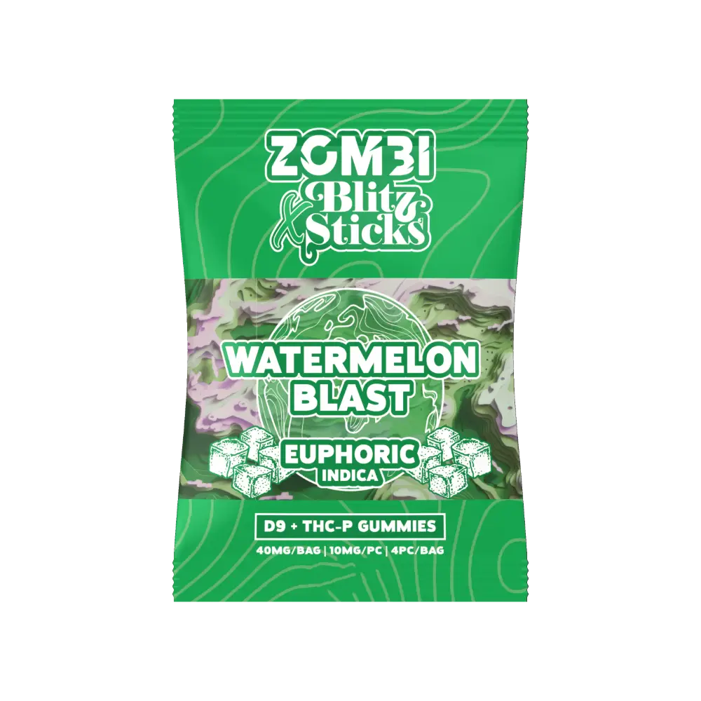 ZOMBI BLITZ STICKS D9+THC-P GUMMIES | 4CT