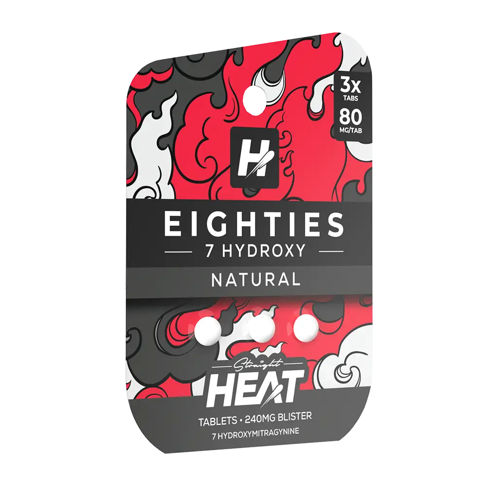 STRAIGHT HEAT EIGHTIES 7-OH TABLETS | (3PK) 240MG