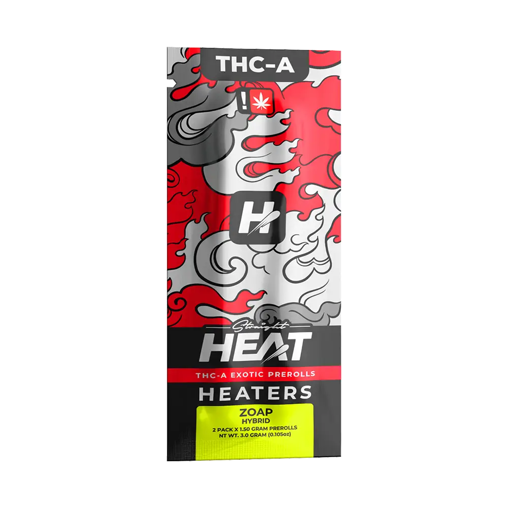 STRAIGHT HEAT HEATERS THC-A EXOTIC PRE-ROLLS | (2PK) 3G