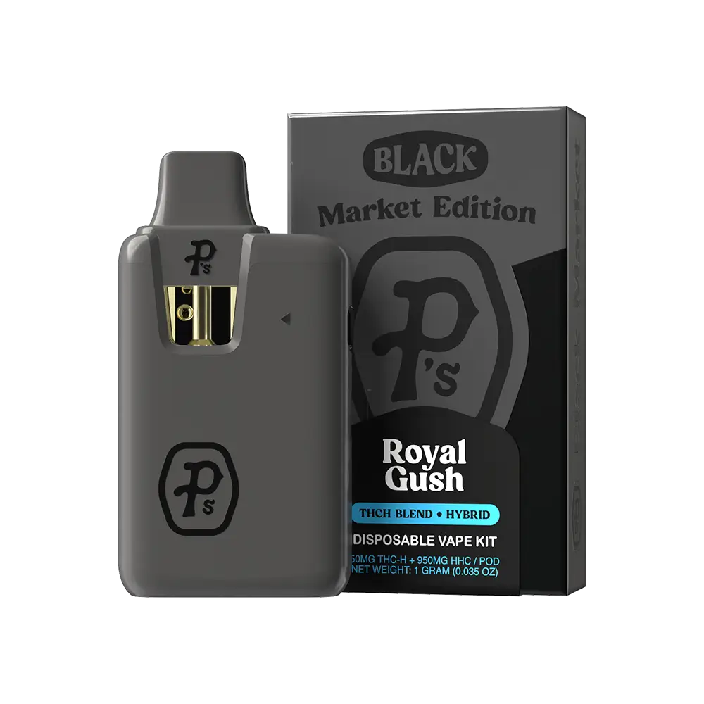 PUSHIN P'S BLACK MARKET EDITION DISPOSABLE VAPE KIT | 1G