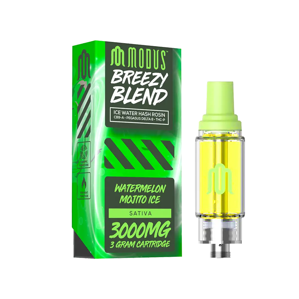 MODUS BREEZY BLEND ICE WATER HASH ROSIN CARTRIDGE | 3G