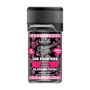 HIDDEN HILLS X DIAMOND BOYZ 10K POINTERS D9 + THCP GUMMIES | (20PK) 10,000MG